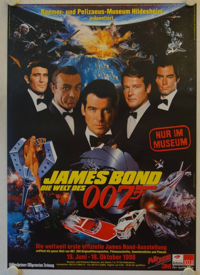 James Bond - Die Welt des 007 originales deutsches Ausstellungsplakat